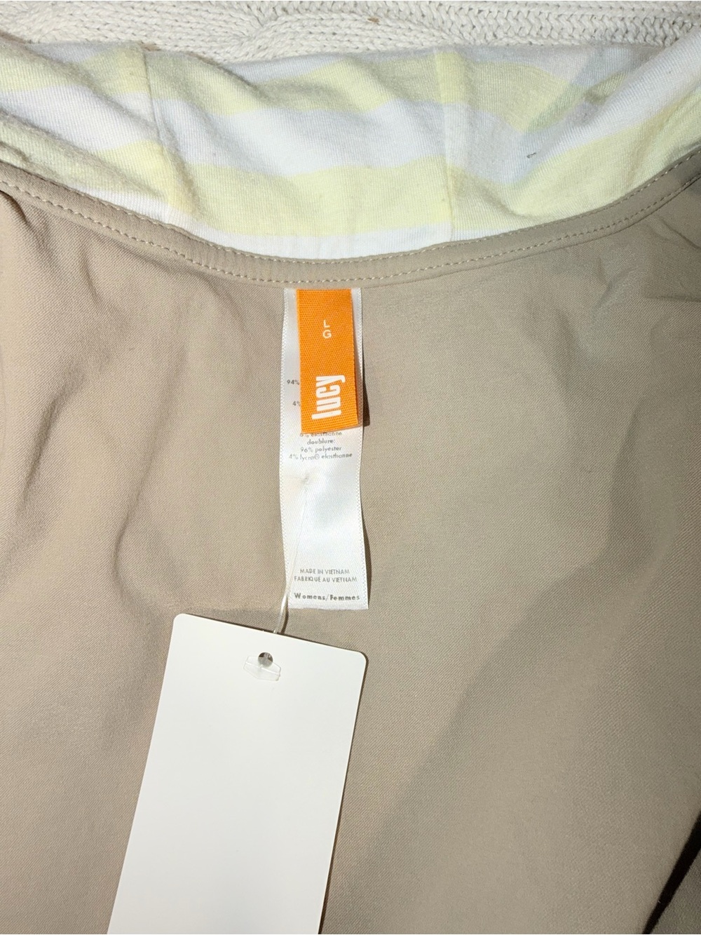 Lucy Athletic jacket Neutral Basic women’s large - Picture 8 of 8